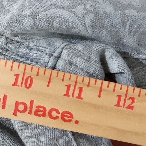 Chicos womens size 8 girlfriend slim leg ankle jeans Waist 34 Inseam 26.5 - Picture 10 of 13